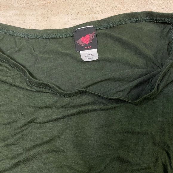 Off the Shoulder Waist-Tie Crop Top - Picture 2 of 3